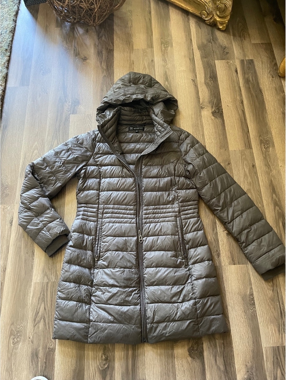 INC International Concepts Women's Lightweight Puffer Coat,